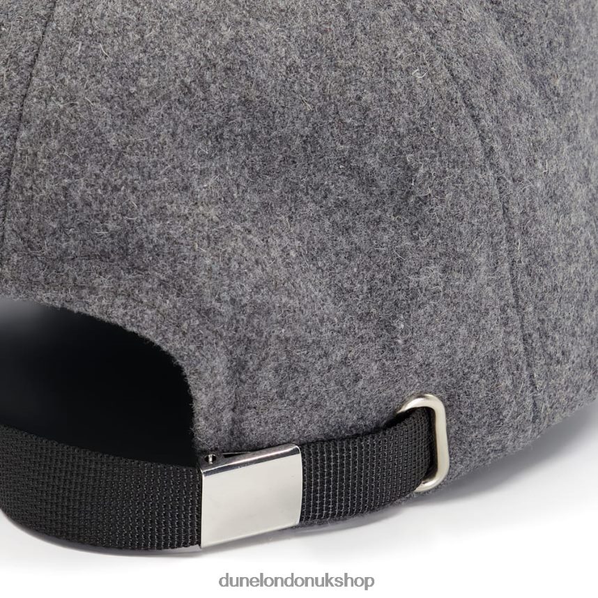 Stitch-Detail Baseball Cap Men N4BBPB727 Dune London Olindo Grey