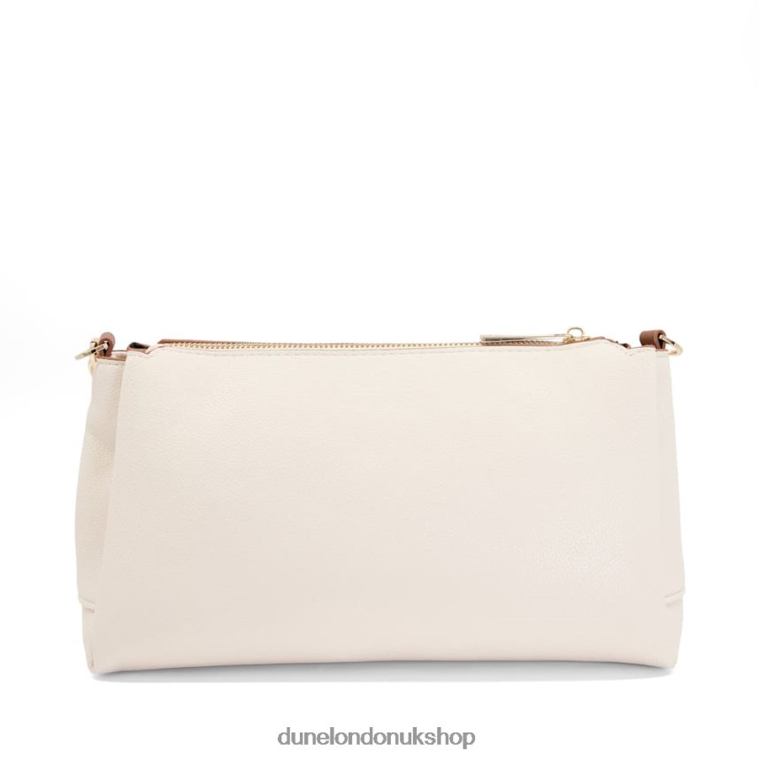Cutwork Chain-Trimmed Crossbody Bag Women N4BBPB275 Dune London Daylana Nude