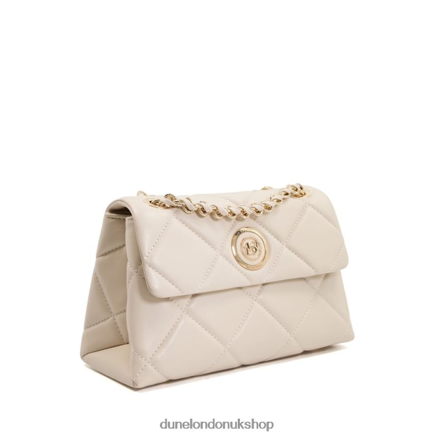 Medium Quilted Thread-Chain Bag Women N4BBPB341 Dune London Duchess Cream