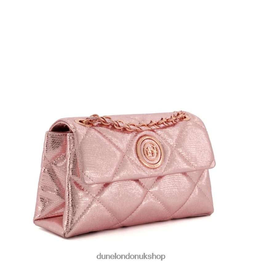 Small Quilted Leather Bag Women N4BBPB26 Dune London Duchess S Pink