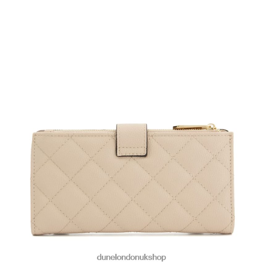 Turn-Lock-Strap Quilted Cardholder Women N4BBPB185 Dune London Klintons Nude
