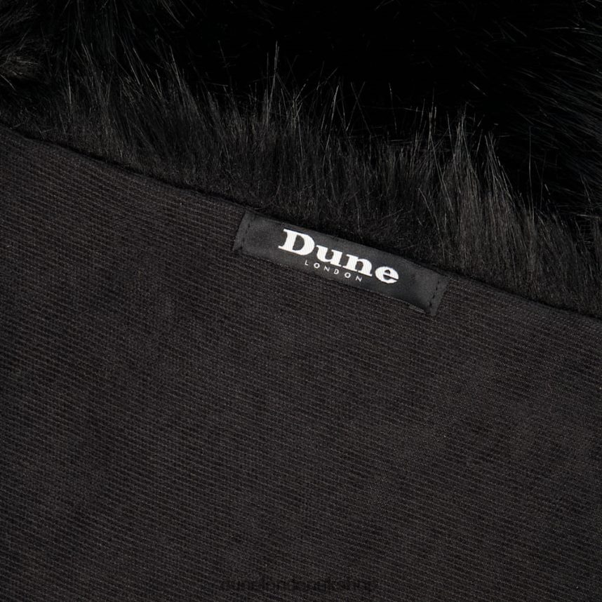 Fluffy Faux-Fur Scarf Women N4BBPB286 Dune London Landan Black