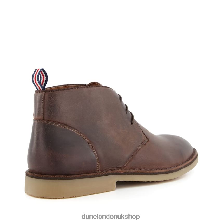 Lace Up Chukka Boots Men N4BBPB862 Dune London Cash Brown