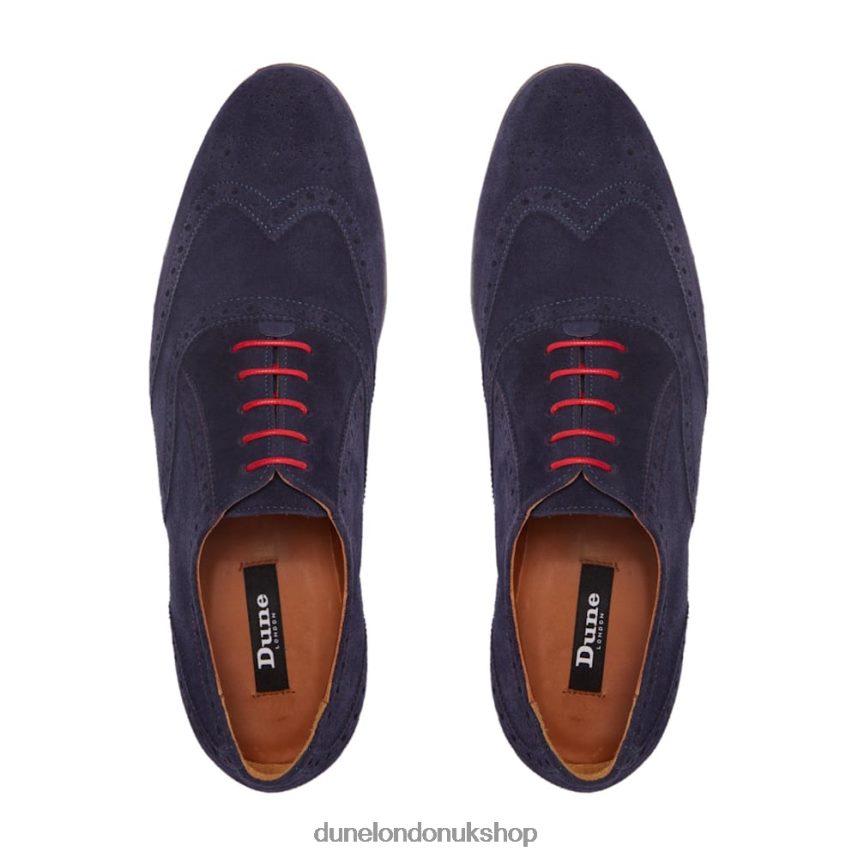 Smart Wingtip Oxford Shoes Men N4BBPB879 Dune London Rayman Tc Navy