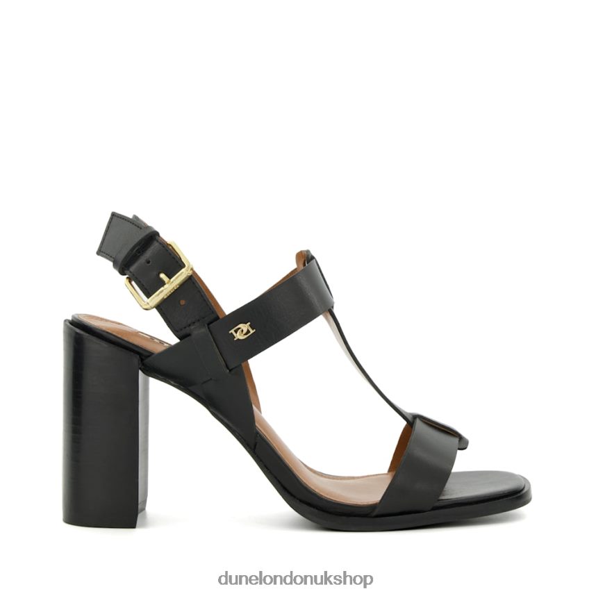 Block-Heel Slingback Sandals Women N4BBPB227 Dune London Jacie Black