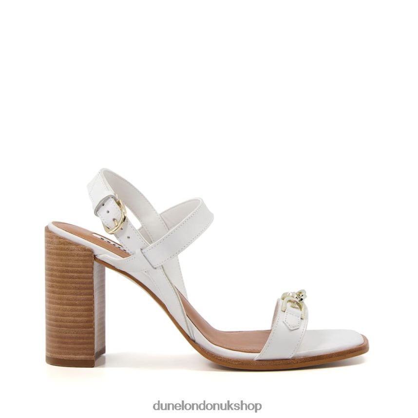 Block Heeled Sandal Women N4BBPB329 Dune London Junior White