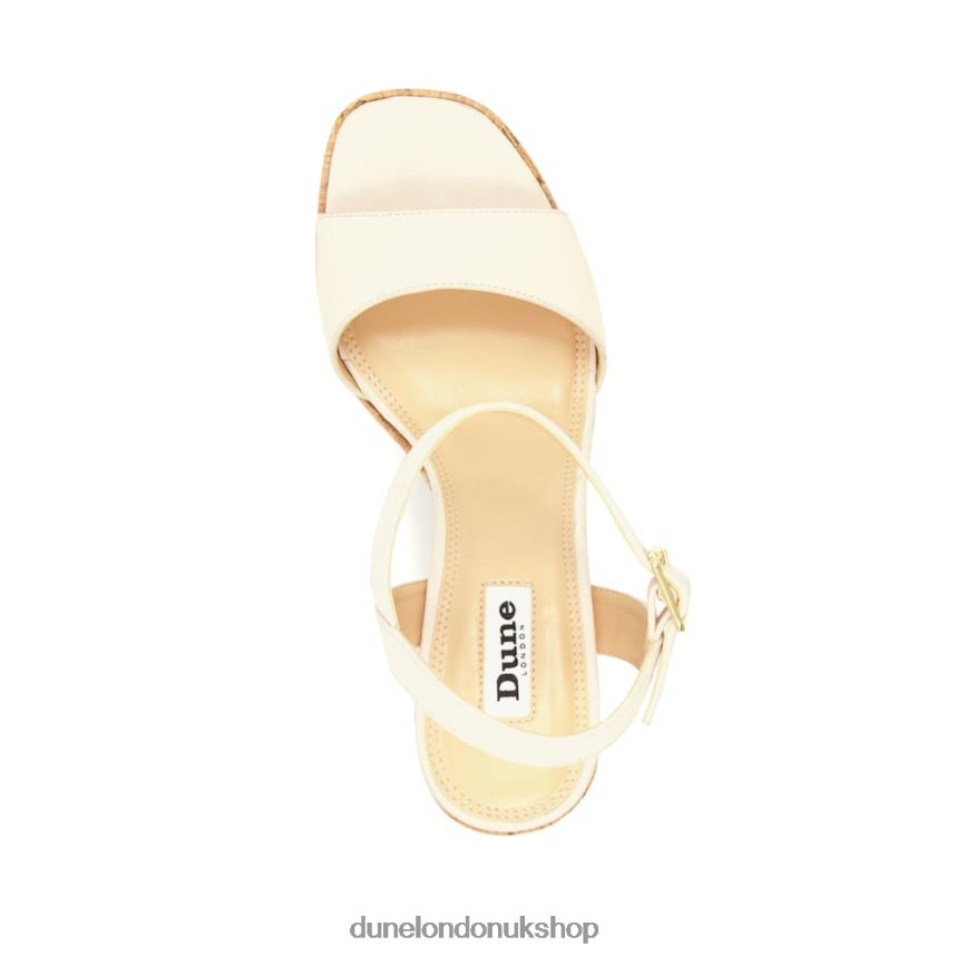 Cork-Platform Sandals Women N4BBPB461 Dune London Jodi Nude