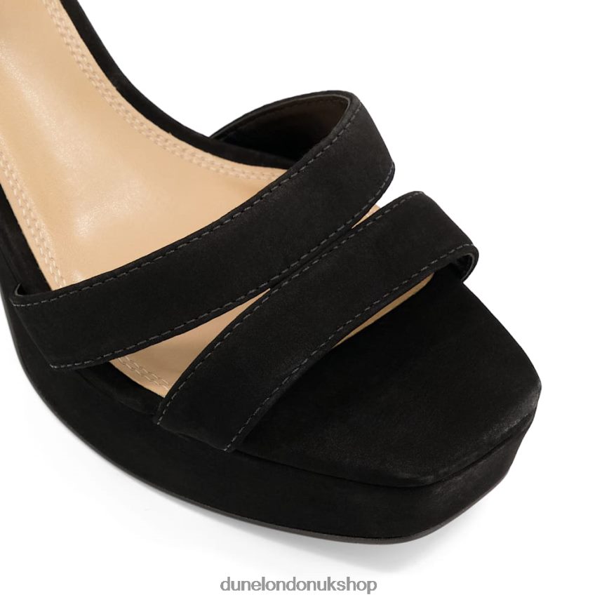 Suede Mid-Platform Sandals Women N4BBPB277 Dune London Molten Black