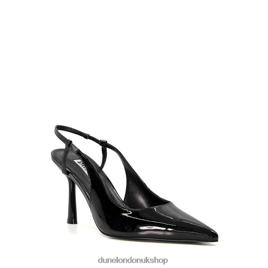 Sling-Back Heeled Court Shoes Women N4BBPB528 Dune London Cabanna Black