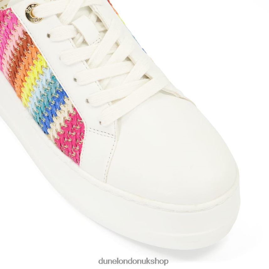 Side-Detail Lace-Up Flatform Trainers Women N4BBPB625 Dune London Episode Multi